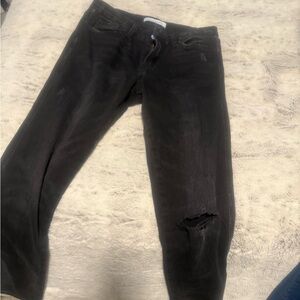 Flying Monkey Black Distressed Jeans